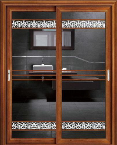 h 5257佛山银弧料铝合金平开门铝合金吊门 价格 500元 套